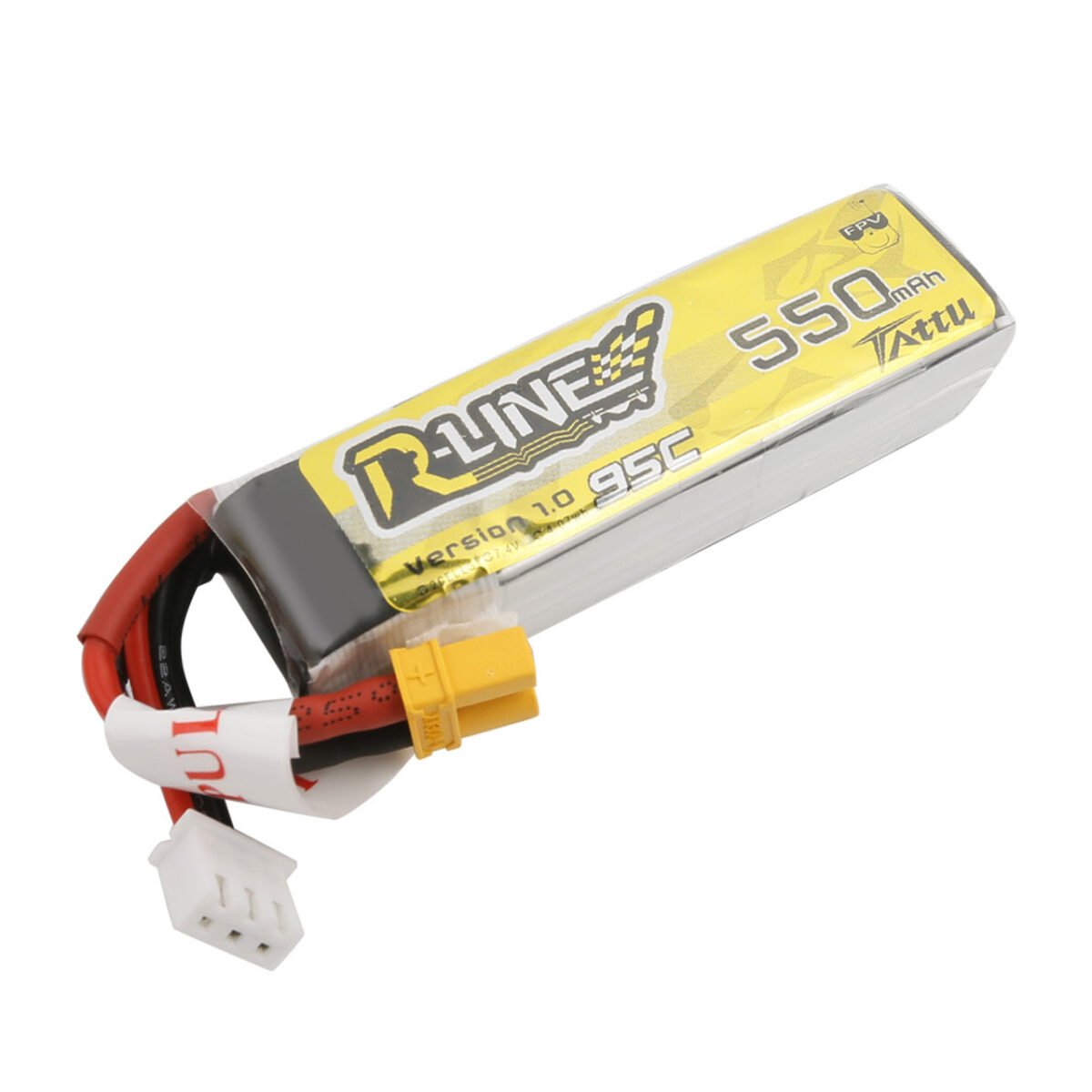 Bateria 7,4v 550mAh 95C XT30 Tattu R-Line
