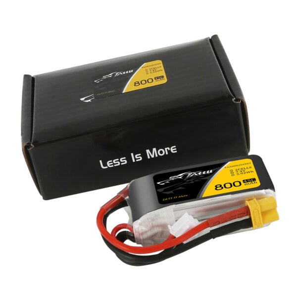 Bateria 7,4v 800mAh 45C XT30 Tattu - Imagen 3
