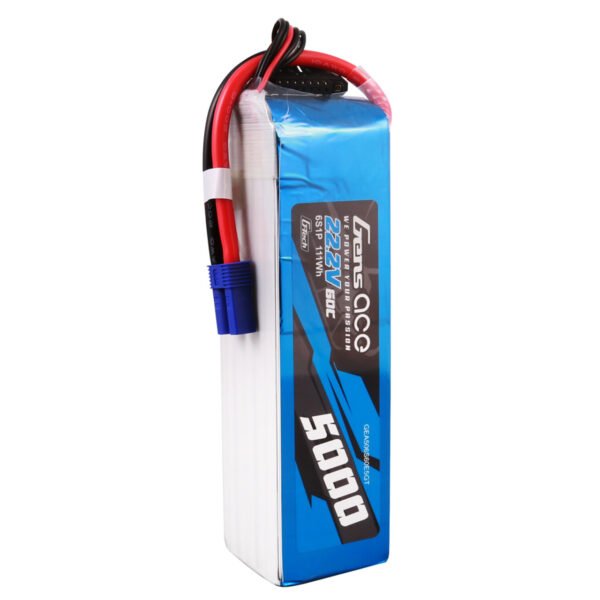 Batería Lipo G-tech Gens ace 5000mah 6S 60C 22,2 V con conector EC5 - Imagen 5