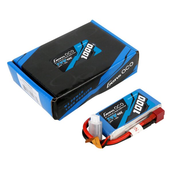 Batería Lipo Gens ace 2S 1000mAh 45C con enchufe Deans - Imagen 4