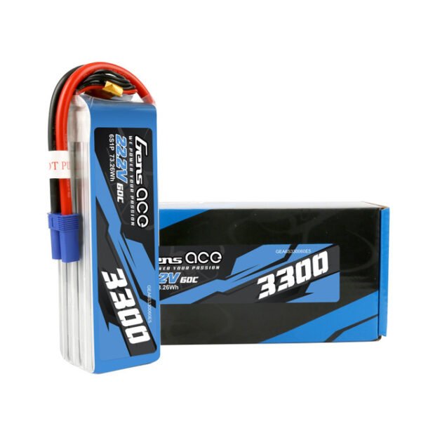Batería Lipo Gens ace 3300mAh 6S 60C 22,2V con conector EC5 - Imagen 5