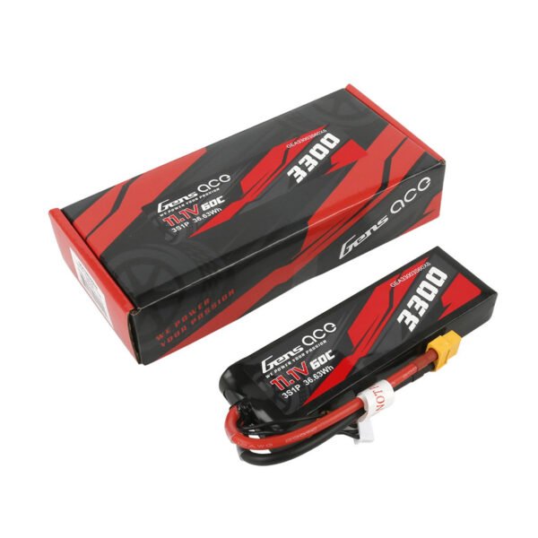 Batería Lipo Gens ace G-tech 3300mAh 3S 11,1 V 60C con conector XT60 - Imagen 3