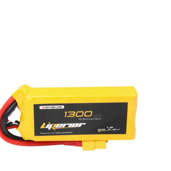 Batería Lipo Liperior 1300mAh 2S 25C 7.4V con conector XT60