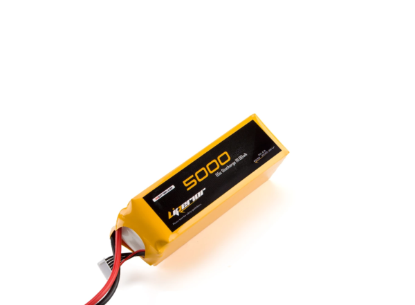 Batería Lipo Liperior 5000mAh 6S 65C 22,2V con conector XT90 para avión RC, helicóptero, automóvil, barco y dron - Imagen 2