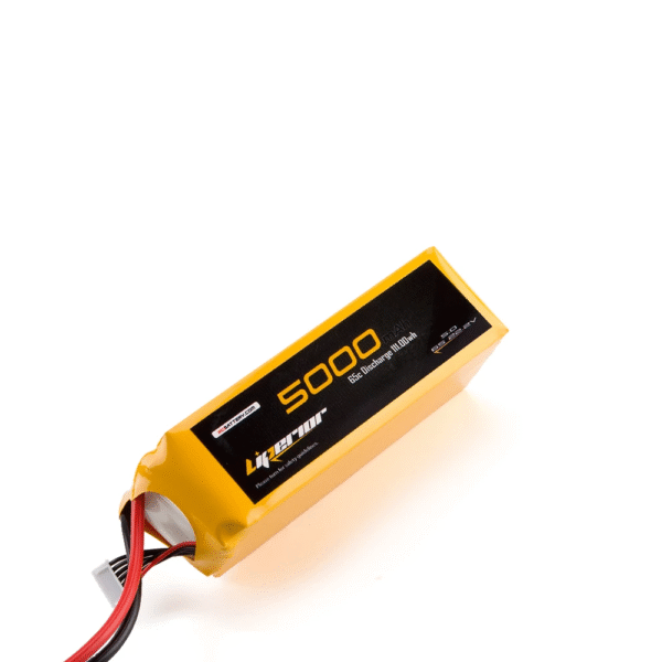 Batería Lipo Liperior 5000mAh 6S 65C 22,2V con conector XT90 para avión RC, helicóptero, automóvil, barco y dron