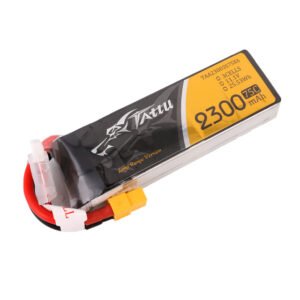 Batería Lipo Tattu 2300mAh 3S 75C con conector XT60