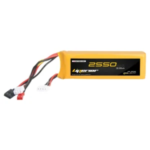 Batería Lipo para transmisor de radio Liperior de 2550 mAh, 3 s, 11,1 V, con conectores JST, 3S Balance y servo macho