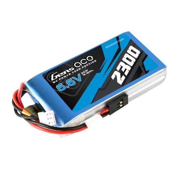 Batería de litio Gens ace TX de 2300 mAh, 2S y 6,6 V con enchufe JR-3P