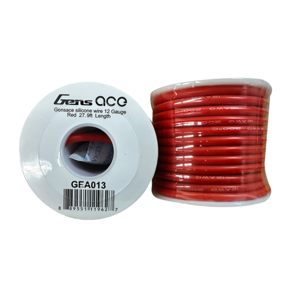 Cable de silicona Gens calibre 10 AWG rojo