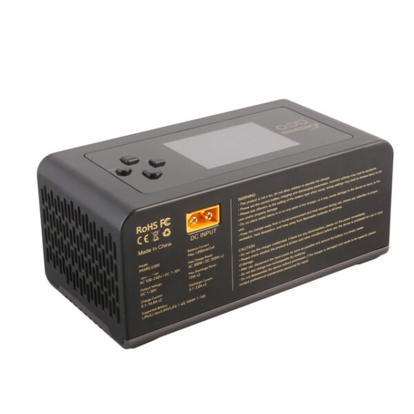 Cargador de batería RC Gens ace iMars D300 G-Tech Channel AC/DC 300W/700W (negro EE. UU.) - Imagen 5