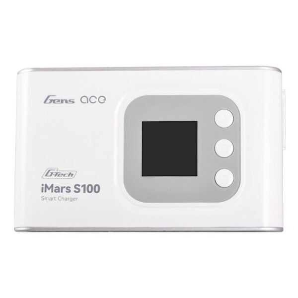 Cargador inteligente de batería Gens ace iMars S100 G-Tech AC Balance RC, color blanco
