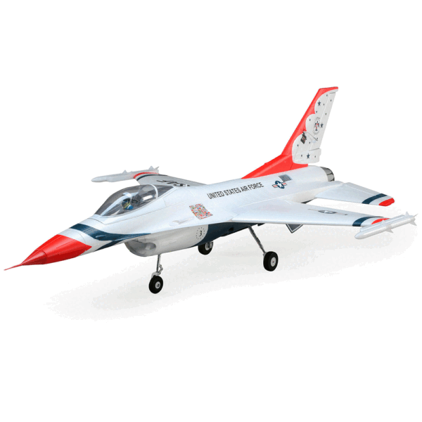 AVIAO JET E-FLITE F-16 THUNDERBIRDS 70MM EDF JET BNF BÁSICO - Imagen 4