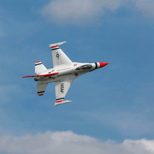 AVIAO JET E-FLITE F-16 THUNDERBIRDS 70MM EDF JET BNF BÁSICO - Imagen 13
