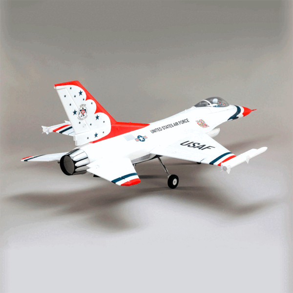 AVIAO JET E-FLITE F-16 THUNDERBIRDS 70MM EDF JET BNF BÁSICO - Imagen 2