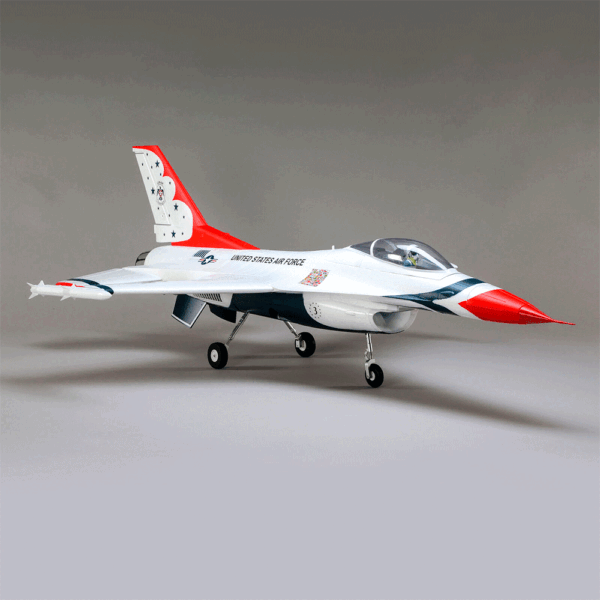 AVIAO JET E-FLITE F-16 THUNDERBIRDS 70MM EDF JET BNF BÁSICO