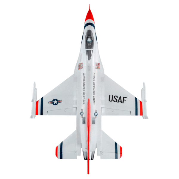 AVIAO JET E-FLITE F-16 THUNDERBIRDS 70MM EDF JET BNF BÁSICO - Imagen 7