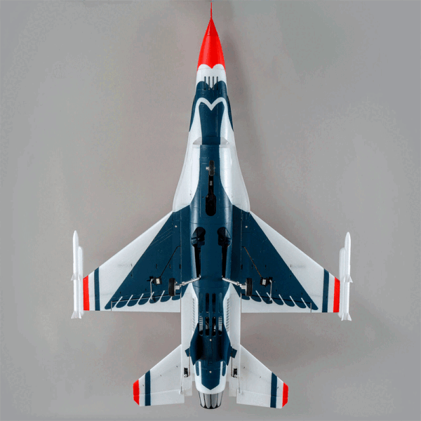 AVIAO JET E-FLITE F-16 THUNDERBIRDS 70MM EDF JET BNF BÁSICO - Imagen 8