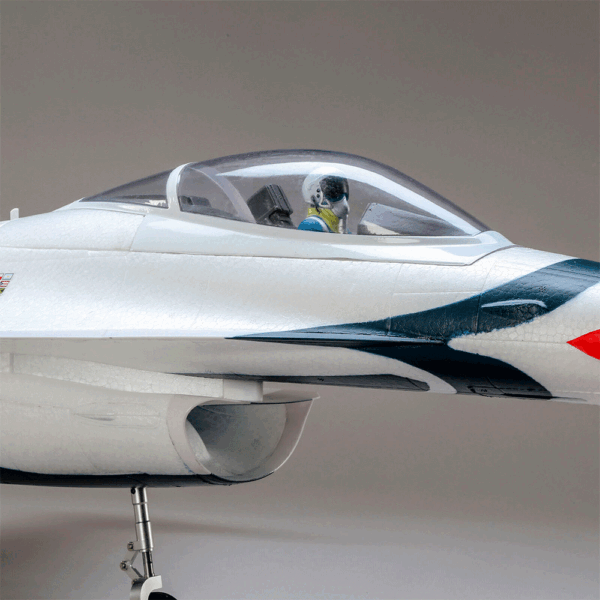 AVIAO JET E-FLITE F-16 THUNDERBIRDS 70MM EDF JET BNF BÁSICO - Imagen 9