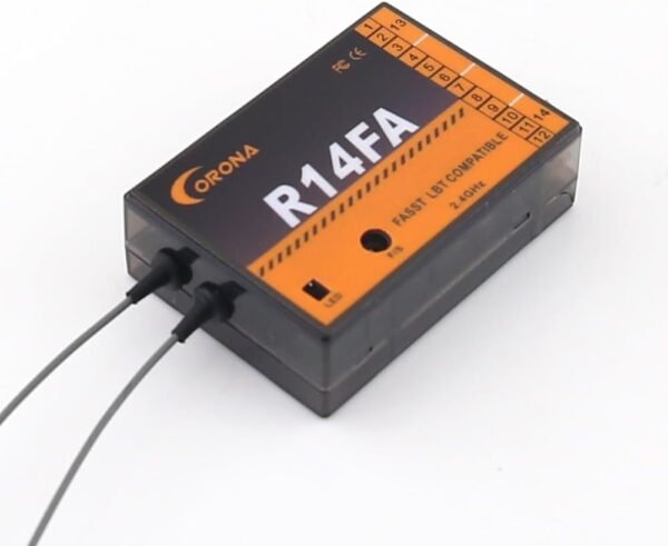 RECEPTOR CORONA RX R14FA 14CH COMPATIBLE FUTABA - Imagen 6