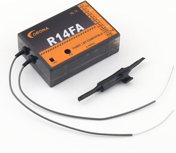 RECEPTOR CORONA RX R14FA 14CH COMPATIBLE FUTABA - Imagen 2