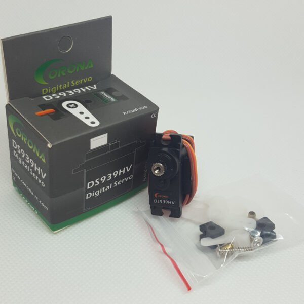 Servo digital con engranajes metálicos Corona DS-939HV de 2,8 kg/0,12 s/12,5 g - Imagen 3