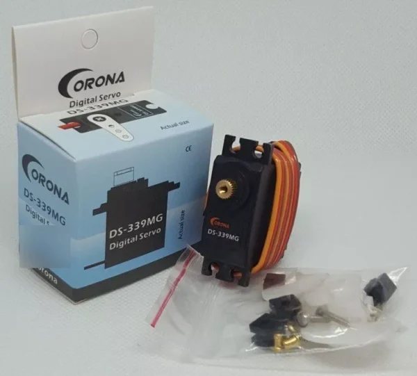 Servo Digital Corona Ds-339mg - 5kg/.14sec - Metal Gear 32g - Imagen 7
