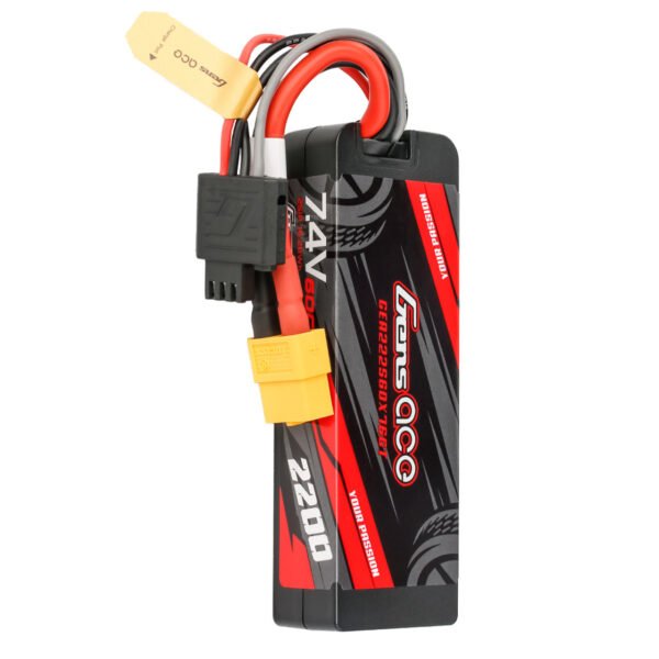 Batería Lipo G-tech rígida Gens ace de 2200 mAh, 2S, 60 C, 7,4 V y conector XT60 - Imagen 4