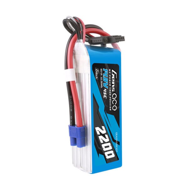 Batería Lipo G-Tech Gens ace de 2200 mAh, 4 s, 45 C, 14,8 V y conector EC3 - Imagen 5
