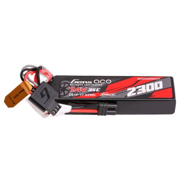 Batería Lipo G-Tech Gens ace de 2300 mAh, 2S, 35 C, 7,4 V y conector IEC2 - Imagen 6