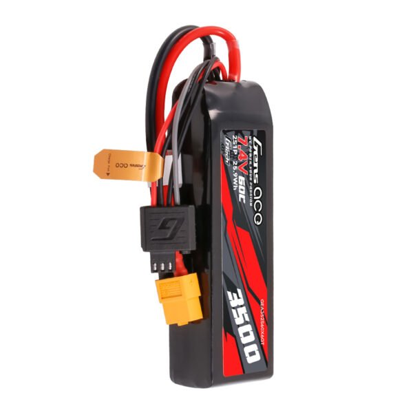 Batería de polímero de litio Gens ace G-Tech de 3500 mAh, 2S, 7,4 V, 60 C y conector XT60 - Imagen 4
