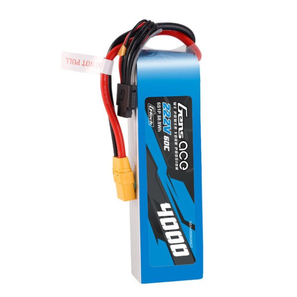 Batería de polímero de litio Gens ace G-Tech 6S de 4000 mAh, 60 C y 22,2 V con conector XT90 - Imagen 4