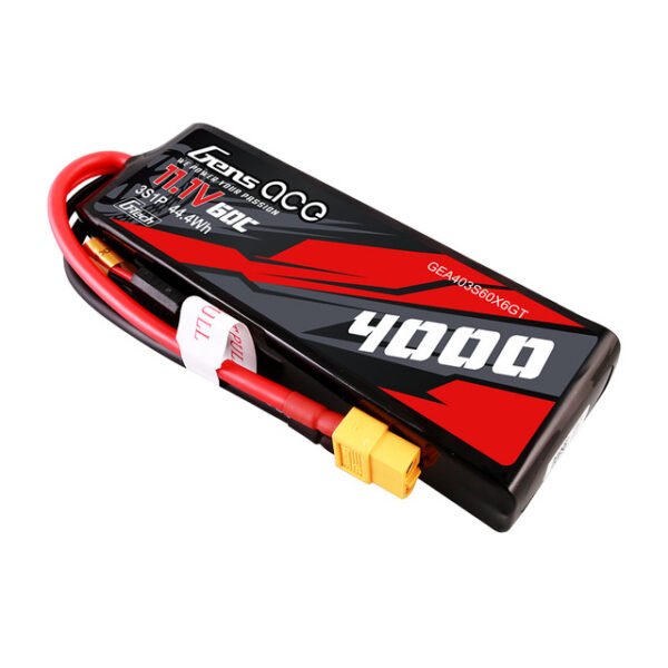 Batería Lipo G-Tech Gens ace de 4000 mAh, 3S, 60 C, 11,1 V y conector XT60 - Imagen 4