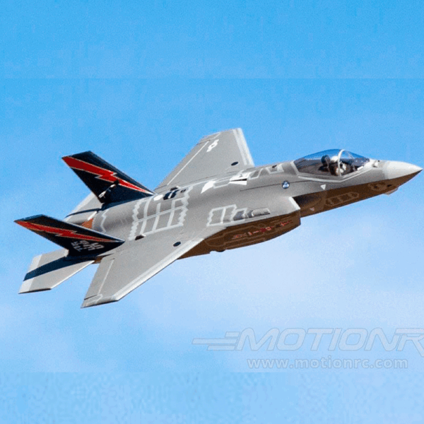 Avión JET de combate F-35 LIGHTNING II V3 de 70 mm con chorro de aire comprimido PNP