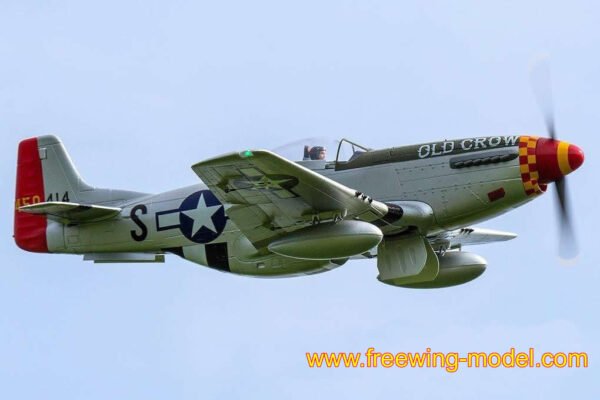 Avión de combate AVION P-51D HP "OLD CROW" 1410 mm (55") PNP - Imagen 10