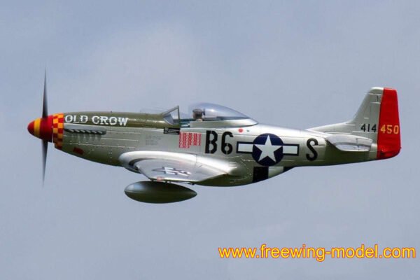 Avión de combate AVION P-51D HP "OLD CROW" 1410 mm (55") PNP - Imagen 9