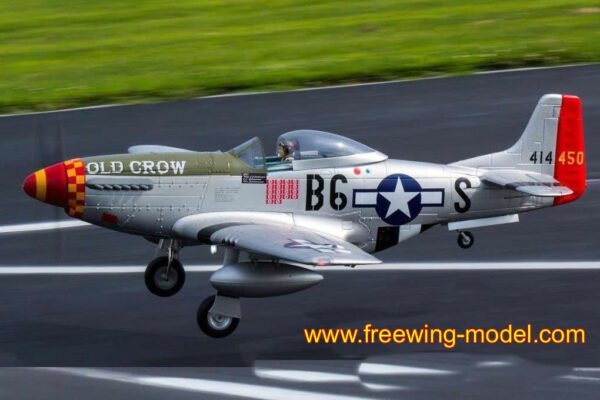 Avión de combate AVION P-51D HP "OLD CROW" 1410 mm (55") PNP - Imagen 8