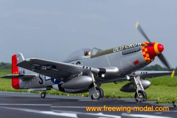 Avión de combate AVION P-51D HP "OLD CROW" 1410 mm (55") PNP - Imagen 3