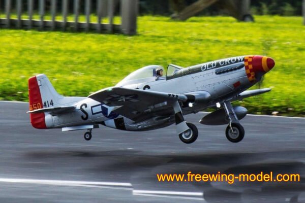 Avión de combate AVION P-51D HP "OLD CROW" 1410 mm (55") PNP - Imagen 7