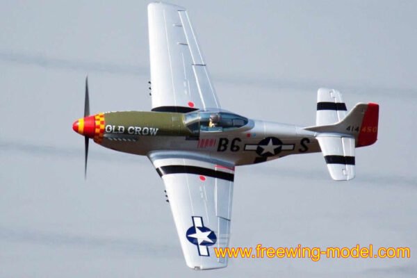 Avión de combate AVION P-51D HP "OLD CROW" 1410 mm (55") PNP
