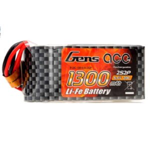 Batería Life GenS Ace de 6,6 V, 1300 mAh, 20 C, para Futaba/XT60