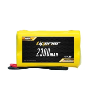 Batería de receptor NIMH Liperior de 2300 mAh, 4S y 4,8 V (cuadrada)