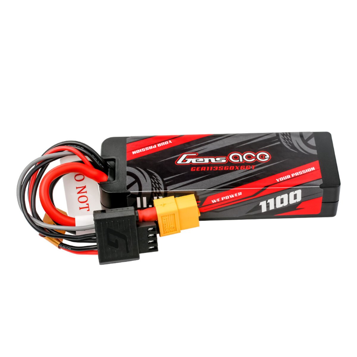 Batería Lipo G-tech con carcasa rígida Gens ace de 1100 mAh, 3S, 60 C, 11,1 V y conector XT60 - Imagen 6
