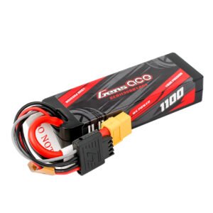 Batería Lipo G-tech con carcasa rígida Gens ace de 1100 mAh, 3S, 60 C, 11,1 V y conector XT60