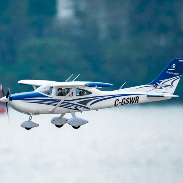 Avión CESSNA 182 FMS de 1500 mm con control remoto azul - Imagen 7