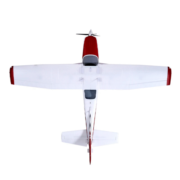 Avión CESSNA 182 FMS de 1500 mm con control remoto rojo - Imagen 5
