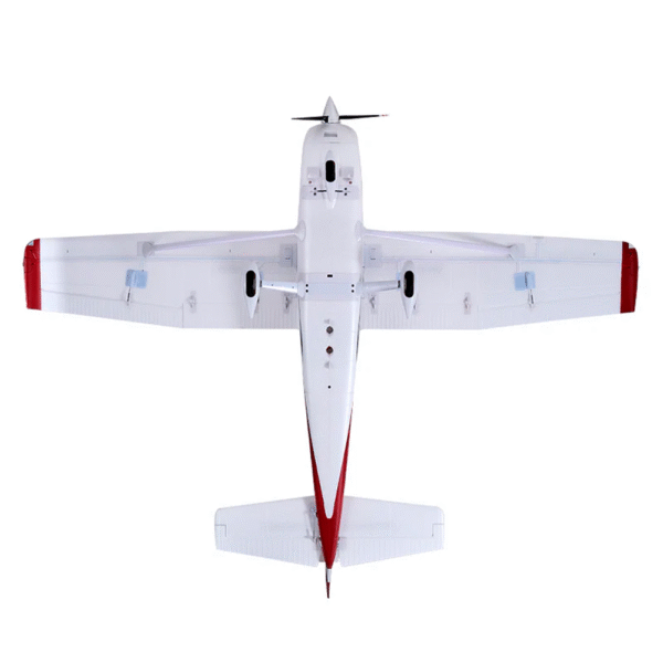 Avión CESSNA 182 FMS de 1500 mm con control remoto rojo - Imagen 6