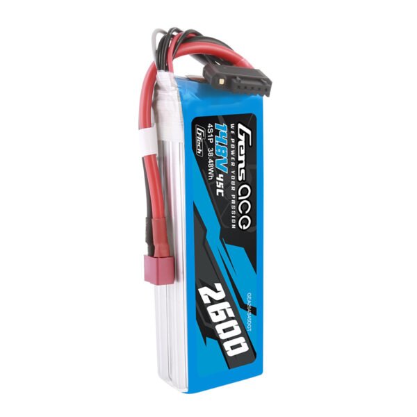 Batería Lipo G-tech Gens ace de 2600 mAh, 45 C, 4S, 14,8 V y conector Deans - Imagen 6