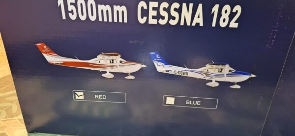 Avión CESSNA 182 FMS de 1500 mm con control remoto rojo - Imagen 9