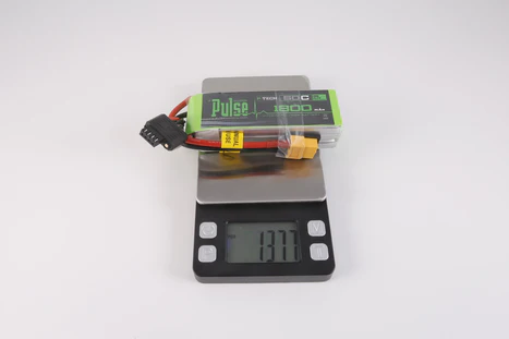 Batería Lipo P-Tech Pulse de 1800 mAh, 50 C, 11,1 V, 3S, conector XT60