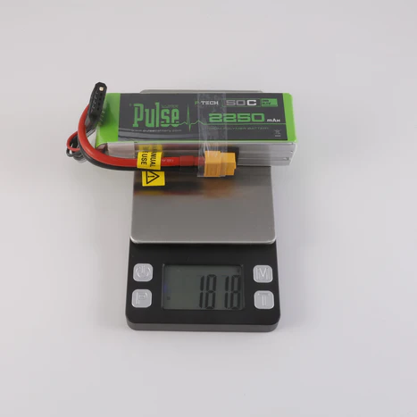 Batería LiPo PULSE 2250 mAh, 50 C, 11,1 V, 3S, P-Tech - Conector XT60 - Imagen 3